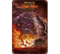 TINSAEGE Targa in metallo "Mad Max Fury Road" AMP | Insegne e targhe decorative per la tua casa, bar, club o decorazione da parete, 20,3 x 30,5 cm