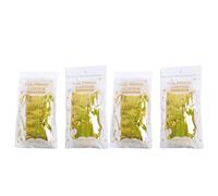 Tinsel Door Curtain Set | 4PCS Reusable Metallic Fringe Backdrop for Parties | PET Foil Curtains for Doors/Walls/Stages | Foldable Design with Adhesive Backding (Gold)