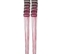 Tinsel Per Capelli A Clip 12 Pezzi 50 cm Accessorio Tinsel Glitter