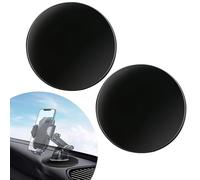 tinshow 2 Pezzi Disco Adesivo per Cruscotto ed Parabrezza 80 mm, 3M Universale Base Autoadesiva Resistente per Supporti a Ventosa GPS Dash Cam Navigatori Satellitari e Telefono Auto Tablet