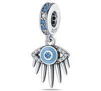 TINSLO Ciondolo Argento Sterling 925 con Cubic Zirconia Pendenti per Pandora Braccialetti, Compatibile con Braccialetti e Collane europei, perfetto Regali per Moglie e Ragazze