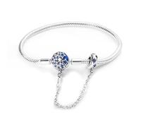 TINSLO Moments-Bracciale Donna Argento 925 Braccialetto Snake Bracciali Gioielli Regalo Natale Compleanno Festa Della Mamma per Moglie Amiche Amica