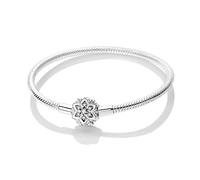 TINSLO Moments-Bracciale Donna Argento 925 Braccialetto Snake Bracciali Gioielli Regalo Natale Compleanno Festa Della Mamma per Moglie Amiche Amica