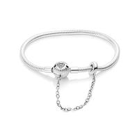 TINSLO Moments-Bracciale Donna Argento 925 Braccialetto Snake Bracciali Gioielli Regalo Natale Compleanno Festa Della Mamma per Moglie Amiche Amica