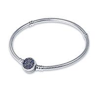 TINSLO Moments-Bracciale Donna Argento 925 Braccialetto Snake Bracciali Gioielli Regalo Natale Compleanno Festa Della Mamma per Moglie Amiche Amica CMB051