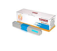 TINTA COMPATIBLE Toner Generico per Oki Executive ES3452 MFP/ES5431DN/ES5462 MFP Ciano 44973511