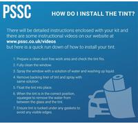 Tinta Finestrino Pre Tagliata PSSC Per Mazda 3 5 Porte Hatch 2019-Attuale