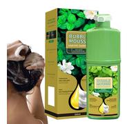 Tinta In Schiuma Per Capelli - Shampoo Bubble Mousse Da 500 Ml, Mousse Per Capelli Naturale, Colore Sano Per C-apelli Vegetali, Schiuma Vegetale A Lunga Tenuta HairBye Per Uomo E Donna, Casa, Salone