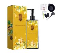 Tinta nutriente a base vegetale, ammorbidisce e dona lucentezza, copre i capelli grigi in modo uniforme e naturale, crema colorante delicata a base botanica per uomo e donna (Nero naturale)