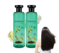 Tinta per Capelli - Crema Ristrutturante Delicata con Olio Vegetale 260ml - Set di 2 Bottiglie Prodotti Colorazione | per Copertura Bianchi Grigi Anziani Adulti Giovani Barbieri Salone di Casa