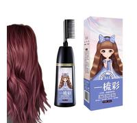 Tinta per Capelli in Schiuma,Shampoo Colorante Con Pettine 400ml A Lunga Durata - Crema Colorante per Capelli - per Copertura Diradamento Styling Donna Uomo Calvo Cuoio Capelluto Barba Quotidiano Casa