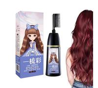 Tinta per Capelli in Schiuma Spazzola Pettine Colorante 400ml | Colore Vegetale per Capelli per Copertura Diradamento Styling Donna Uomo Calvo Cuoio Capelluto Barba Quotidiano Casa Lavoro