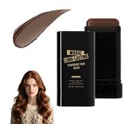 Tinta per capelli sicura e comoda, pettine impermeabile e a lunga durata per coprire i capelli grigi, stick istantaneo 2 in 1 per donne e uomini (Brown)