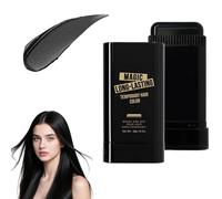 Tinta per capelli sicura e comoda, pettine impermeabile e a lunga durata per coprire i capelli grigi, stick istantaneo 2 in 1 per donne e uomini (Black)