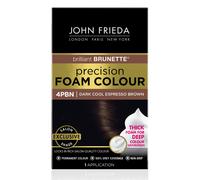 Tinta permanente per capelli John Frieda Precision Foam, colore 4PBN, castano espresso scuro freddo