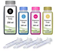 Tinta Ricarica 550Ml Per LEXMARK 100XL S505 Pro901 Pro805 Pro705 Pro205 Prospect