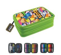 Tinta Unita Astuccio 3 zip Stumble Guys (Lime)