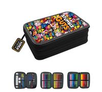 Tinta Unita Astuccio 3 zip Stumble Guys (Nero)