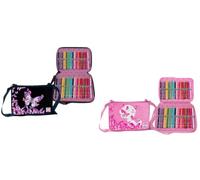 TINTA UNITA Astuccio maxi con tracolla 1zip Young People Glamour 48 Pastelli (1 PEZZO RANDOM)