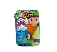 Astuccio 3 zip Stumble Guys TINTA UNITA
