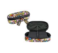 Pool Over Astuccio portapenne ovale Stumble Guys Scuola 2025 Tinta unita Nero