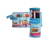 Astuccio Rotolo Scuola TintaUnita Stumble Guys 24+1 Pastelli - Colori
