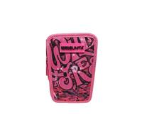 Tinta Unita Astuccio Scuola Rosa Wild Completo con Colori 3 Zip