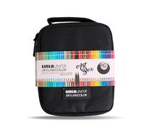 Tinta Unita ASTUCCIO SKYLINECOLOR ART BOX 110 COLORI NERO GLITTERATO