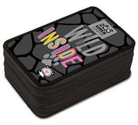 Tinta Unita Astuccio Triplo Completo Zoo 2025/2026 3 Zip - Poliestere - Con Cancelleria - 19x13,5x7 cm (Fucsia)