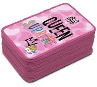 Tinta Unita Astuccio Triplo Completo Zoo 2025/2026 3 Zip - Poliestere - Con Cancelleria - 19x13,5x7 cm (Fucsia)
