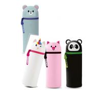 Tinta Unita Astuccio Verticale Silicone ZOO 2025/2026 - Fruit Collection 4 Varianti Colore (Bianco Unicorno)