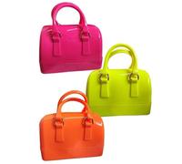 Tinta Unita Borsa Bowling Bag con Tracolla Glow Spring (1 pezzo Random)