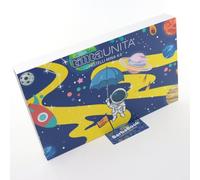 TINTA UNITA - CASSETTIERA 2 PIANI CON 72 PASTELLI MINA 4.0 - SPACE BOY…