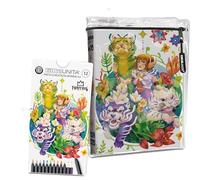 Tinta Unita Diario Fraffrog 2025/2026 - 12 Mesi Datato - 384 Pagine - Sovracoperta PVC - Cover Variants + Omaggio 12 Pastelli Gradient 2 Varianti (Bianco M12)