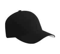 Tinta Unita Flexfit Aderente Cappello da Baseball Nero L/XL