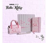 Tinta Unita Hello Kitty Gift Set Scatola Regalo Penna + borsetta + taccuino Rosa
