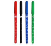 tinta unita kit Penne Cancellabili Giù la Zampa Blu Rosso Verde Nero