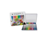 Tinta Unita metal box 24 pennarelli brush bi-punta - edizione Fraffrog, scat