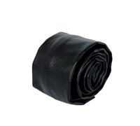 Tinta Unita Nera Cravatta da Uomo IN Pelle Stile Materiale Da Frederick Thomas