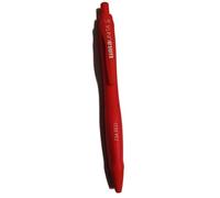 Tinta Unita Penna a Scatto I'm Verde Blu Rossa Nera punta 1mm colorata (Rosso)