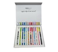 Tinta Unita Penne Cancellabili Fashion EDIZIONE 2025 in confezione regalo da 12 pezzi