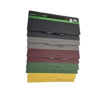 Tinta Unita Planner Settimanale da Tavolo 2026, Design Multicolore, Copertina in Tessuto, Formato 30x13,8 cm, con Penna a sfera 1.0