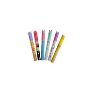 Tinta Unita Porta Refil Con Tre Refil Fashion, fantasie assortite, inchiostro verde, 1 Pezzo Random