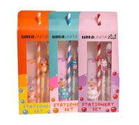 Tinta Unita Set Cancelleria in confezione regalo Bubble Tea (1 pezzo random)