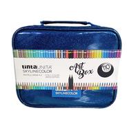 tinta unita Skylinecolor Art Box Glitter 110 pastelli, 4 Colori Disponibili, 1 Pezzo (blu)