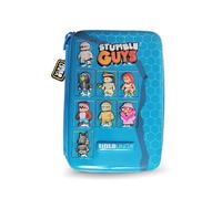 astuccio scuola STUMBLE GUYS nero one time Tinta unita pieno con cancelleria