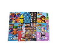 tinta unita Stumble Guys Kit 5 Quadernoni Maxi Gr100 Rigatura 10mm (5 PEZZI RANDOM)