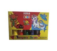 Tinta Unita TEMPERA SOLIDA KIDS 6 COLORI