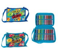 Tinta Unita Tracolla maxi astuccio con 48 pastelli Young People Boy Gamer (1 PEZZO RANDOM)