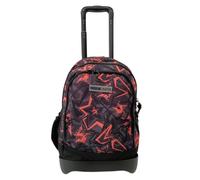 Tinta Unita Trolley Zaino Scuola Dream Cross, Graffiti Arancione Sganciabile NUOVE RUOTE SALI SCALE con carrello amovibile TINTAUNITA Pool Over